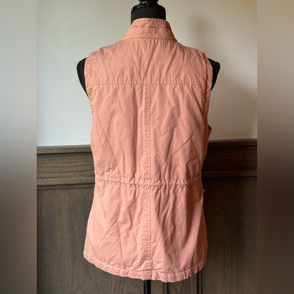Love Tree Women's Light Coral Sherpa lined zip up Vest - Picture 3 of 7